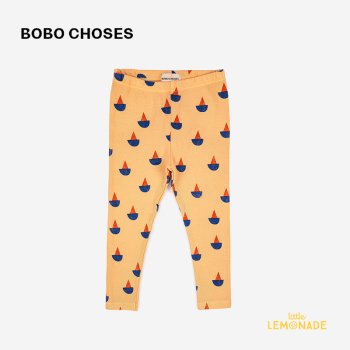 <img class='new_mark_img1' src='https://img.shop-pro.jp/img/new/icons1.gif' style='border:none;display:inline;margin:0px;padding:0px;width:auto;' />【BOBO CHOSES】 Sail Boat all over leggings【12か月/18か月/24か月】 (123AB057) SS23  アパレル YKZ