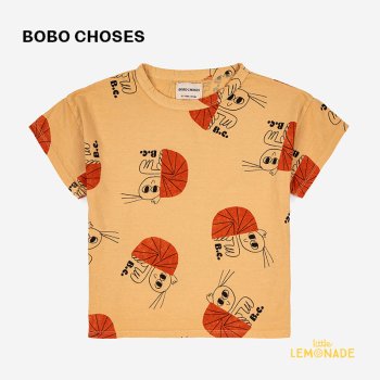 BOBO CHOSES Hermit Crab all over T-shirt122cm / 4-5С (123AC009) SS23  ѥ YKZ 饹ȥ SALE