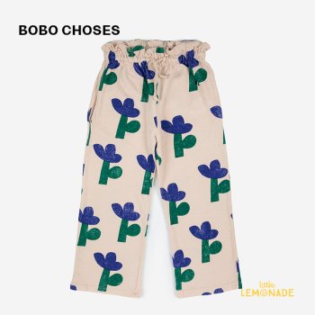 BOBO CHOSES Sea Flower all over gathered jogging pants4-5С (123AC085)  SS23  ѥ YKZ SALE 饹ȥ