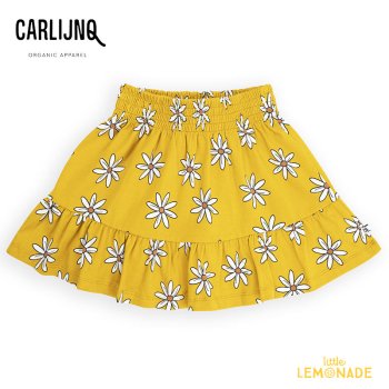 【CarlijnQ】 Flower - ruffled skirt 【86/92・98/104・110/116】 ラッフル スカート  (FWR070)  SS23  アパレル YKZ