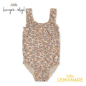 <img class='new_mark_img1' src='https://img.shop-pro.jp/img/new/icons1.gif' style='border:none;display:inline;margin:0px;padding:0px;width:auto;' />【Konges Sloejd】 COLLETTE SWIMSUIT  【12か月/18か月/2歳/3歳/4歳】 ORANGERY BLUE 水着 キッズ ベビー ワンピース SS23 KS4666
