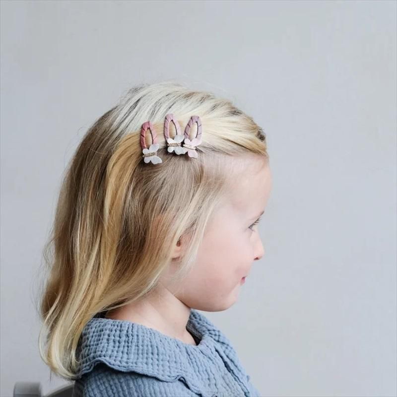 MimiLula(ミミ&ルーラ) Little Lemonade Days リトルレモネードデイズ ミミ&ルーラ ヘアアクセ キッズ ガール KIDS GIRL 子供 おしゃれ 個性 ワンポイント イギリス ロンドン アクセサリーブランド プレゼント ギフト 贈り物 Grizzly bear clip set ヘアクリップセット