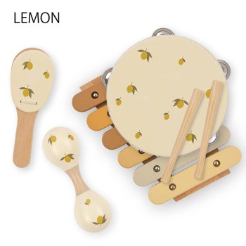 ȥå 10%OFF ѥå» Konges Sloejd MUSIC SET  LEMON ߥ塼åɥॻå ڴ糧å  󥲥 