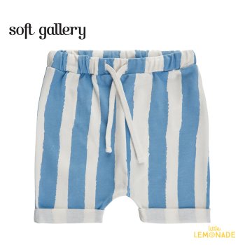 <img class='new_mark_img1' src='https://img.shop-pro.jp/img/new/icons1.gif' style='border:none;display:inline;margin:0px;padding:0px;width:auto;' />【Soft gallery】  SGFlair Baby Stripes Shorts - Gardenia 【80cm/12か月・92cm/24か月】 (SG2148) SS23 アパレル YKZ
