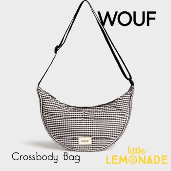 【WOUF】 クロスボディ Chloe Crossbody Bag キルティング ギンガムチェック バッグ 100%リサイクル生地 WGQ230025 
