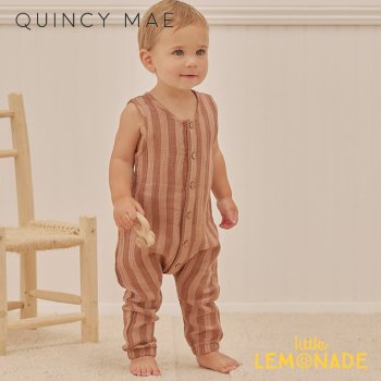 Quincy Mae WOVEN JUMPSUIT 6-12/12-18 RETRO STRIPE QM047ENST SS23 ץ YKZ  SALE