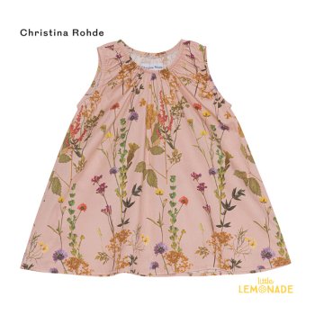 <img class='new_mark_img1' src='https://img.shop-pro.jp/img/new/icons1.gif' style='border:none;display:inline;margin:0px;padding:0px;width:auto;' />【CHRISTINA rohde】 Kids Dress NO. 805 Fabric No. 1 ピンク地 花柄 ワンピース【12か月/18か月/24か月】   SS23YKZ