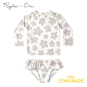 <img class='new_mark_img1' src='https://img.shop-pro.jp/img/new/icons1.gif' style='border:none;display:inline;margin:0px;padding:0px;width:auto;' />【Rylee＋Cru】 RASHGUARD GIRLS SET RETRO FLORAL 【6-12か月/12-18か月/18-24か月/2-3歳/4-5歳】 RC234TRAL SS23 YKZ