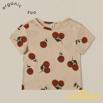 【Organic Zoo】 Tomato Classic T-Shirt 【6-12か月/1-2歳/2-3歳/3-4歳】 トマト柄 半袖 Tシャツ オーガニックズー SS23 12STTMOZ YKZ