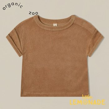 【Organic Zoo】 Gold Terry Boxy T-Shirt 【0-6か月/6-12か月/1-2歳/2-3歳/3-4歳】 無地 Tシャツ オーガニックズー SS23 12SOTGOZ