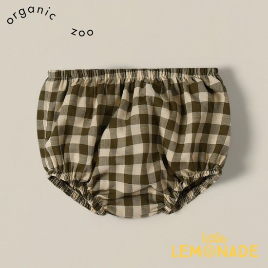 Organic Zoo】 Olive Gingham Shortie 【3-6か月/6-12か月/1-2歳 ...