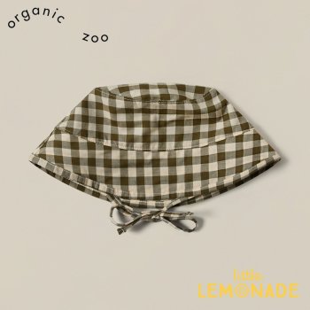 Organic Zoo Olive Gingham Bucket Sun Hat 1-2/2-3/3-4С å Хå ϥå  ˥å SS23 12BHGH