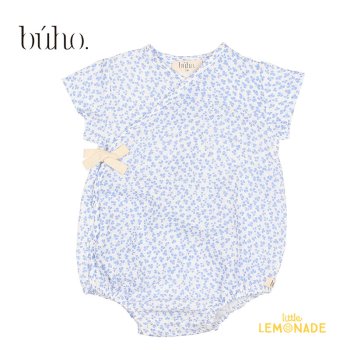 <img class='new_mark_img1' src='https://img.shop-pro.jp/img/new/icons1.gif' style='border:none;display:inline;margin:0px;padding:0px;width:auto;' />【BUHO】 NB CLOVER ROMPER | BLUETTE 【3か月】（7570)   ブルー クローバー ダブルガーゼ ロンパース YKZ SS23