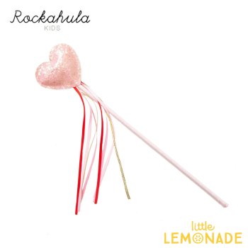 【Rockahula Kids】 Heart Wand-PINK ハートモチーフ ワンド ステッキ 魔法の杖  (W102) 