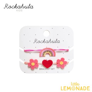 【Rockahula Kids】Hippy Rainbow Braclet Set-MULTI ブレスレット マルチカラー 蝶々  (B1905M)