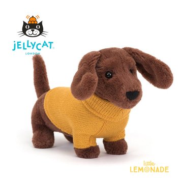 Jellycat ꡼åȡ  Sweater Sausage Dog  |  Yellow  ɥå  ̤  (S3SDY)  åե  ʡ