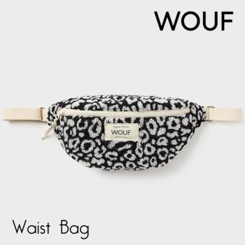 【WOUF】 ウェストポーチ Coco Waist Bag パイル地 モノトーン レオパード ボディバッグ ミニバッグ ウエストポーチ WTO230018 