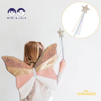 【Mimi&Lula】Celestial ribbon wand パステルリボン  ステッキ スターワンドステッキ 星 女の子 アクセサリー キッズ 誕生日 プレゼント ギフト ミミアンドルーラ