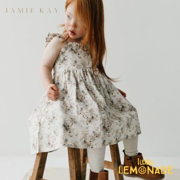 【jmamie kay】 Organic Cotton Gemima Dress 【1歳/2歳/3歳/4歳】  - Esme Floral  ワンピース ドレス 花柄  女の子  リトルレモネード