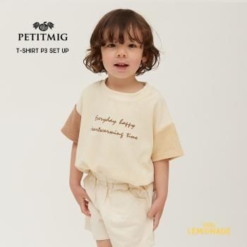 <img class='new_mark_img1' src='https://img.shop-pro.jp/img/new/icons1.gif' style='border:none;display:inline;margin:0px;padding:0px;width:auto;' />PETITMIG t-shirt P3 set up 1-2/80cm - 5-6/120cm åȥå ȾµT 硼 ץߥ ѥ SS23 YKZ ukati
