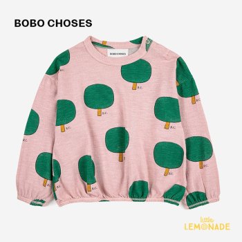 【BOBO CHOSES】 Baby Green Tree girl T-shirt  【12か月 / 24か月】 (223AB010) ツリーデザイン Tシャツ AW23  アパレル YKZ