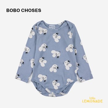 【BOBO CHOSES】 Baby Mouse all over body  【6か月 / 12か月】 (223AB022) ベビーボディ マウス AW23  アパレル YKZ