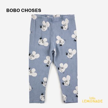 【BOBO CHOSES】 Baby Mouse all over leggings  【12か月 / 24か月】 (223AB054)　レギンス マウス AW23  アパレル YKZ