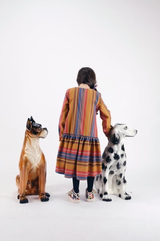WOLF&RITA】 DOROTEI A VINTAGE STRIPES Dress 【2歳, 4歳,6歳