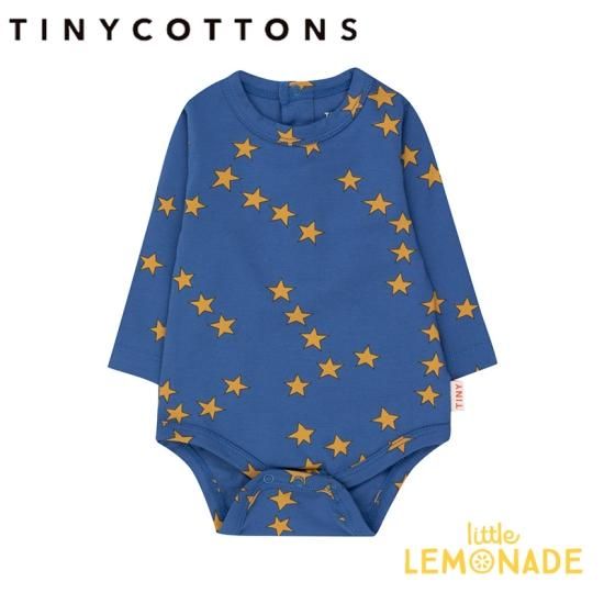 【tinycottons】 TINY STARS BODY 【70cm/6か月・80cm/12か月】 ボディ ロンパース トップス ベビー おしゃれ 男の子 赤ちゃん ベビー服 アパレル リトルレモネード タイニーコットンズ AW23-022 YKZ