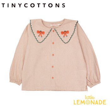 tinycottons BOW SCALLOPED COLLAR BLOUSE 4С ֥饦 դ ȥåץ 󥬥å AW23-179 YKZ 饹ȥ SALE