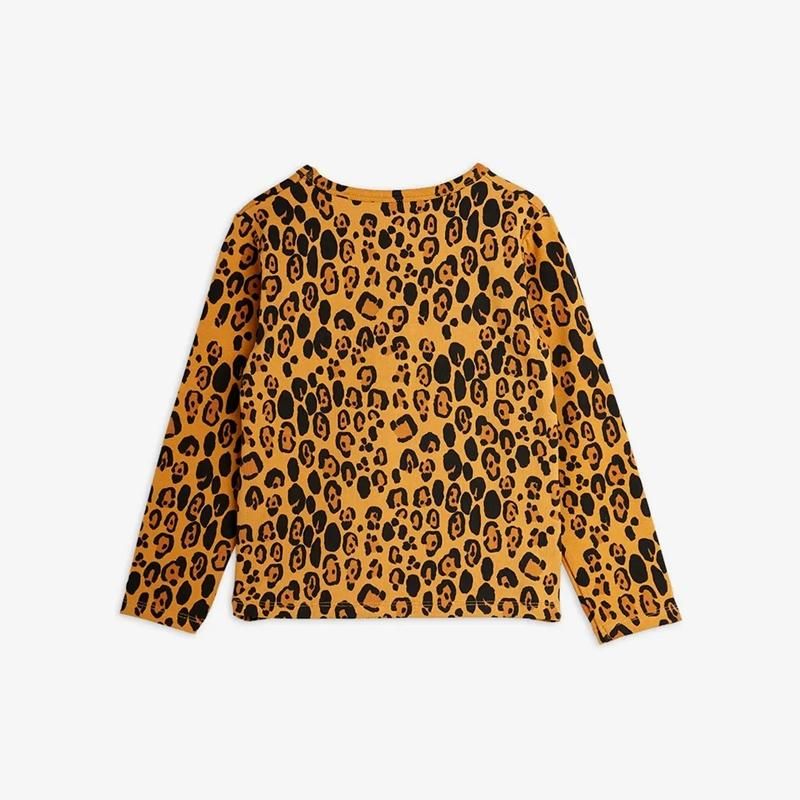 Mini Rodini】BASIC LEOPARD LONG SLEEVE T-SHIRT 【68 / 4か月