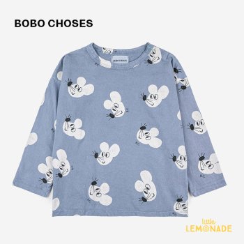 <img class='new_mark_img1' src='https://img.shop-pro.jp/img/new/icons1.gif' style='border:none;display:inline;margin:0px;padding:0px;width:auto;' />【BOBO CHOSES】 Baby Mouse all over long sleeve T-shirt  【12か月 / 24か月】 (223AB006) AW23 アパレル YKZ