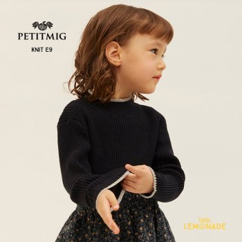 PETITMIG knit E9 1-2/80cm - 4-5/110cm ٥ ˥å ǻͥӡ Ĺµ ûϥͥå ץߥ ѥ AW23YKZ SALE