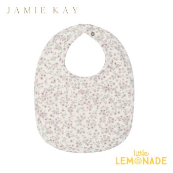 【Jamie Kay】 Organic Cotton Bib - Posy Floral ビブ よだれかけ 女の子 花柄 ジェイミーケイ