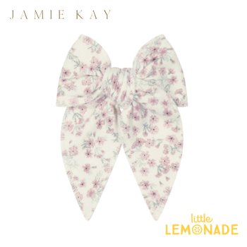 【Jamie Kay】 【Jamie kay】 Organic Cotton Bow - Posy Floral  花柄 ヘアアクセサリー リボン ジェイミーケイ