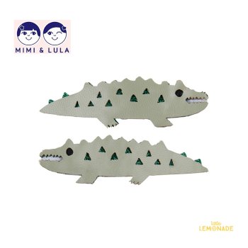 【Mimi&Lula】  CROCODILE CLIPS クロコダイル クリップ ヘアピン わに（122020 53） ミミ＆ルーラ