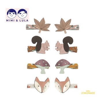 Mimi&Lula  Woodland mini clips CHESTNUT åɥ ߥ˥å إԥ  ꤹ Τ Ĥ͡132006 61 ߥߡ롼