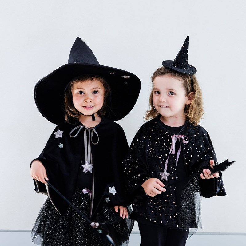 135009 03 【Mimi&Lula】 Raven mini witch hat BLACK スターリー