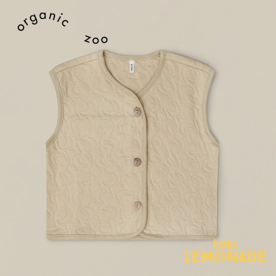 Organic Zoo】 Midnight Quilt Vest 【1-2歳/2-3歳/3-4歳】 月柄 