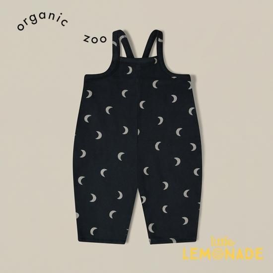 【Organic Zoo】Charcoal Midnight Dungarees【1-2歳/2-3歳/3-4歳】 サロペット ダンガリー 月柄  ミッドナイト オーガニックコットン つなぎ オーガニックズー ベビー 子ども むすこ服 むすめ服 海外こども服 おしゃれ あす楽 リトルレモネード  アパレル