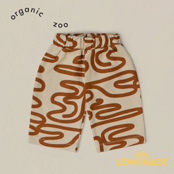 <img class='new_mark_img1' src='https://img.shop-pro.jp/img/new/icons1.gif' style='border:none;display:inline;margin:0px;padding:0px;width:auto;' />【Organic Zoo】Journey Traveller Pants【1-2歳/2-3歳/3-4歳】 パンツ ジャーニー柄 ブラウン AW23 13JTP