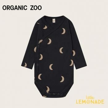 Organic Zoo Charcoal Midnight Wrap Bodysuit0-3/3-6/6-12 Ĺµ ٥ӡܥǥ 13WOBCM SS25 CORE TMPZ