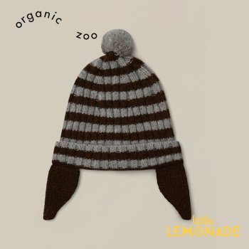 【Organic Zoo】 Stripes Pom Pom Hat 【1-2歳/2-3歳/3-4歳】  ストライプ ポンポン ニット帽 帽子 AW23 SPOMHAT YKZ