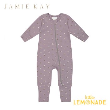 <img class='new_mark_img1' src='https://img.shop-pro.jp/img/new/icons1.gif' style='border:none;display:inline;margin:0px;padding:0px;width:auto;' />【Jamie kay】 Organic Cotton Gracelyn Onepiece Goldie Quail 【0-3か月/3-6か月】  カバーオール Isabelle Collection