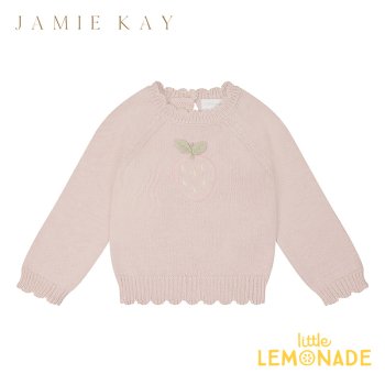 <img class='new_mark_img1' src='https://img.shop-pro.jp/img/new/icons1.gif' style='border:none;display:inline;margin:0px;padding:0px;width:auto;' />【Jamie kay】Ella Jumper Pink Clay 【6-12か月/1歳/2歳/3歳/4歳】 ニット トップス Isabelle Collection