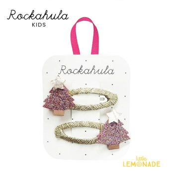 <img class='new_mark_img1' src='https://img.shop-pro.jp/img/new/icons1.gif' style='border:none;display:inline;margin:0px;padding:0px;width:auto;' />【Rockahula Kids】 Jolly Glitter Xmas Tree Clips-MULTI  (X501)  ジョリー グリッター クリスマス ツリー クリップ 23AW