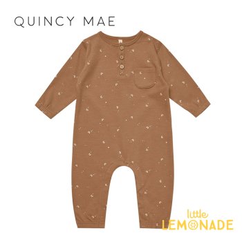 Quincy Mae LONG SLEEVE JUMPSUIT | MOONS 3-6/6-12 ץ С   YKZ QM449RUSS AW23 SALE