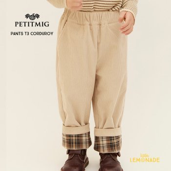 PETITMIG pants T3 corduroy 1-2/80cm - 4-5/110cm ѥ եۥ磻 ץߥ ѥ AW23YKZ SALE