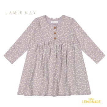 【Jamie kay】 Organic Cotton Bridget Dress【1歳/2歳/3歳/4歳】  Rosalie Field Raindrop  Fleur Collection SALE