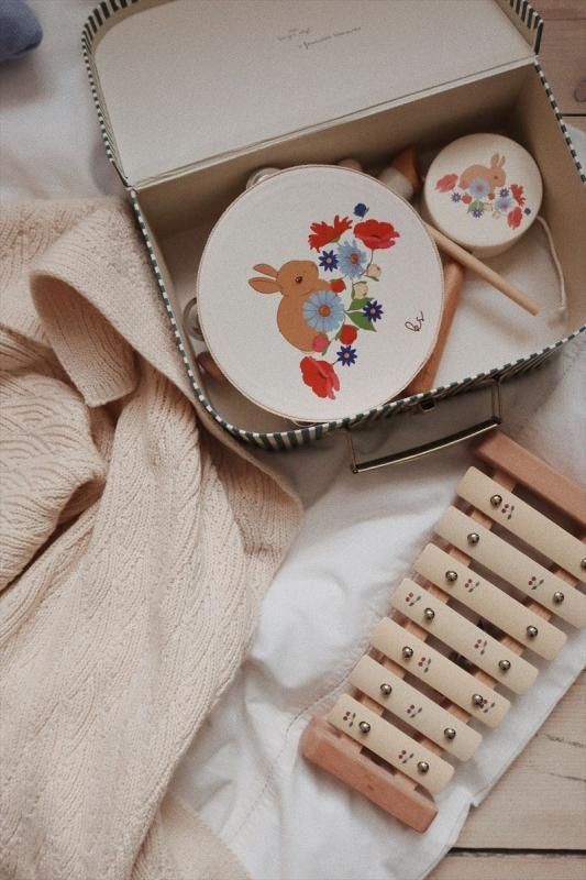 Konges Sloejd】 WOODEN MUSIC XYLOPHONE 【LEMON / CHERRY